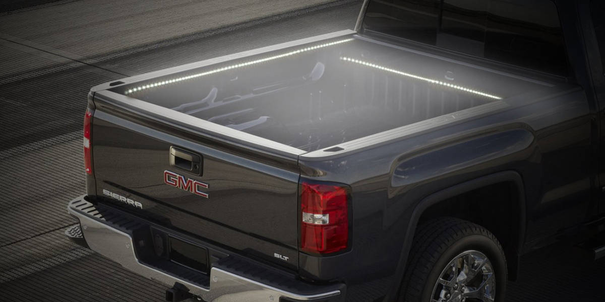 MICTUNING LED Truck Bed Lights 3Pcs 60" White  Light Strip Lamp Waterproof Car